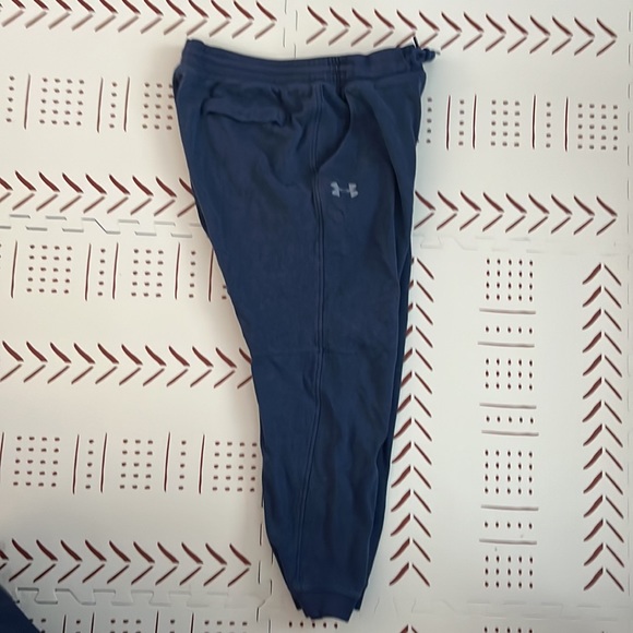 Under Armour Men's Hustle Fleece Joggers (Blue,XL) Good broken-in condition. - Picture 5 of 8